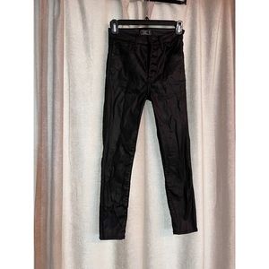Abercrombie & Fitch Coated Black Jeans